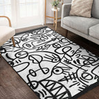 “Sokak Ruhu ” Kaymaz Taban Yıkanabilir Dikdörtgen, Kare Halı