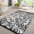 “Sokak Ruhu ” Kaymaz Taban Yıkanabilir Dikdörtgen, Kare Halı