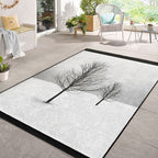 “Kışın Kalbi” Kaymaz Taban Yıkanabilir Dikdörtgen, Kare Halı