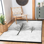 “Kışın Kalbi” Kaymaz Taban Yıkanabilir Dikdörtgen, Kare Halı