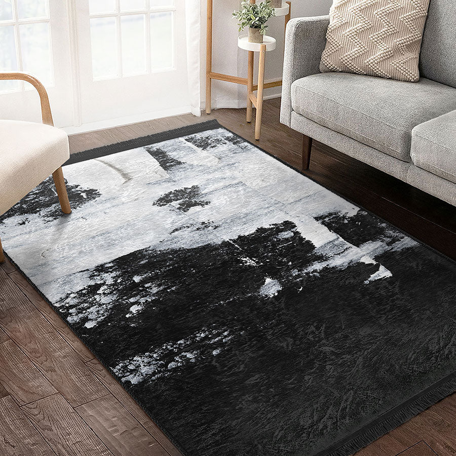 “Sessizlik Katmanı ” Kaymaz Taban Yıkanabilir Dikdörtgen, Kare Halı