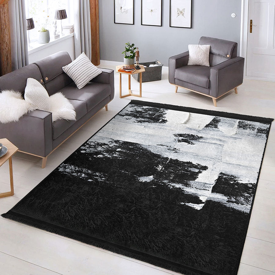 “Sessizlik Katmanı ” Kaymaz Taban Yıkanabilir Dikdörtgen, Kare Halı