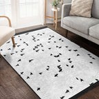 “Gökyüzüne Doğru” Kaymaz Taban Yıkanabilir Dikdörtgen, Kare Halı