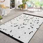 “Gökyüzüne Doğru” Kaymaz Taban Yıkanabilir Dikdörtgen, Kare Halı