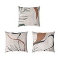 Dusky Botanica Toprak Tonları 3'lü Yastık Kılıfı Seti