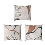 Dusky Botanica Toprak Tonları 3'lü Yastık Kılıfı Seti