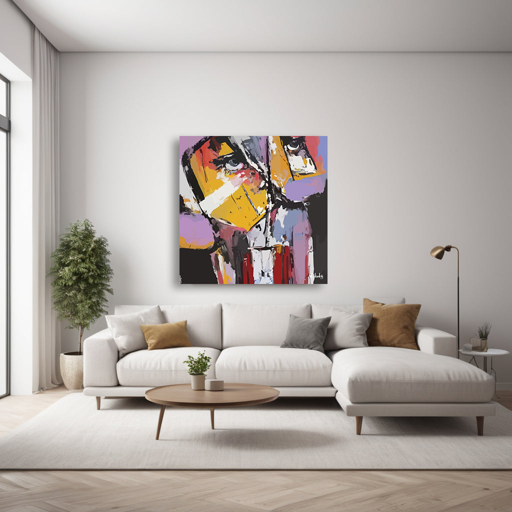 "Bölünmüşlük" Tuval Üzerine Dijital Baskı