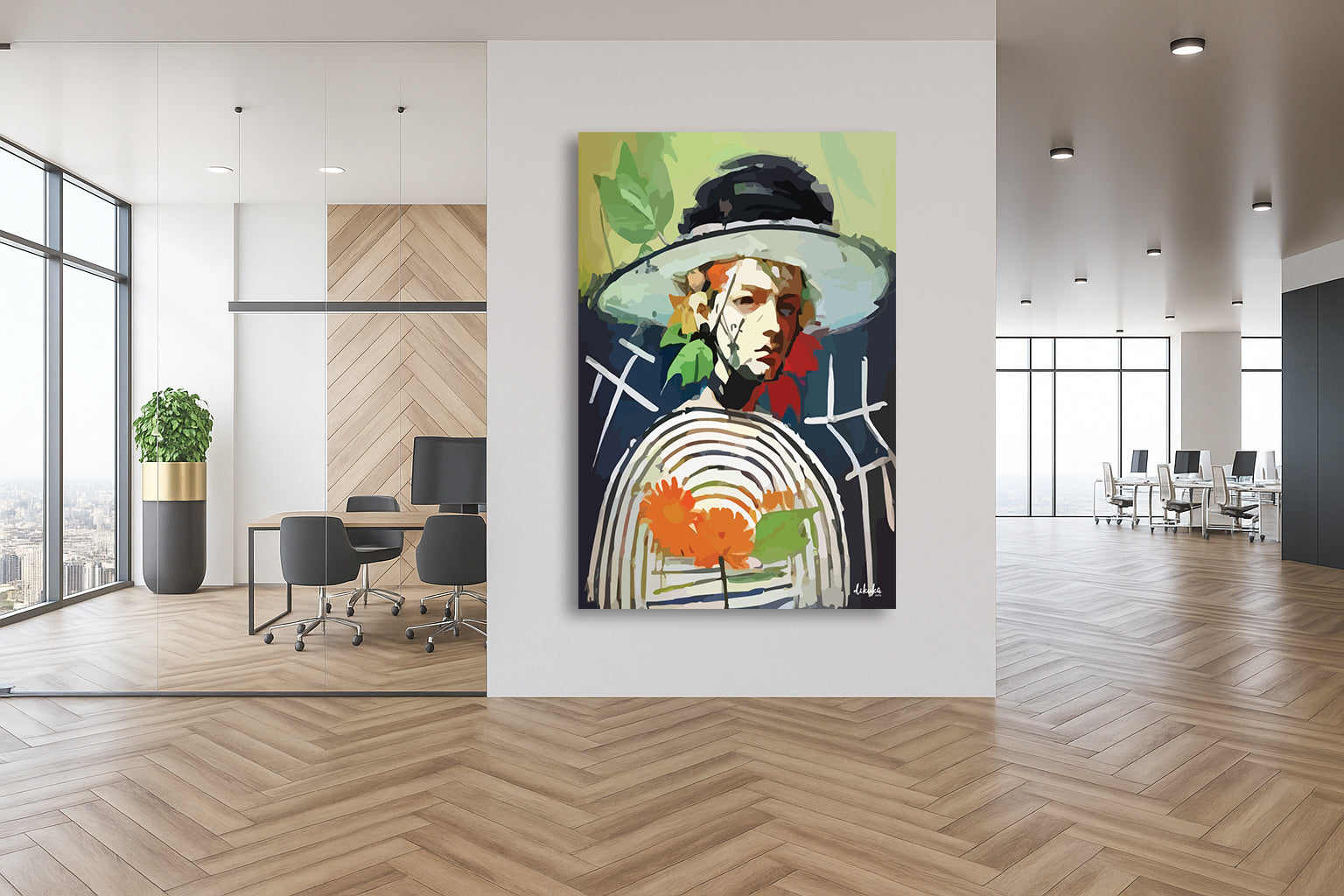 "Ufuk" Tuvale Dijital Baskı Kanvas