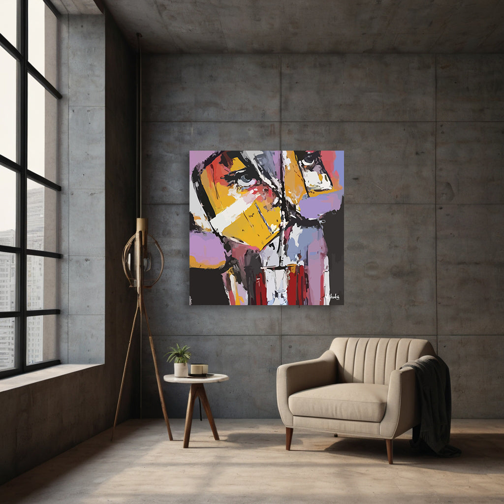 "Bölünmüşlük" Tuval Üzerine Dijital Baskı