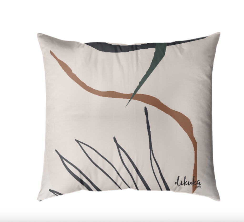 Dusky Botanica Toprak Tonları 3'lü Yastık Kılıfı Seti