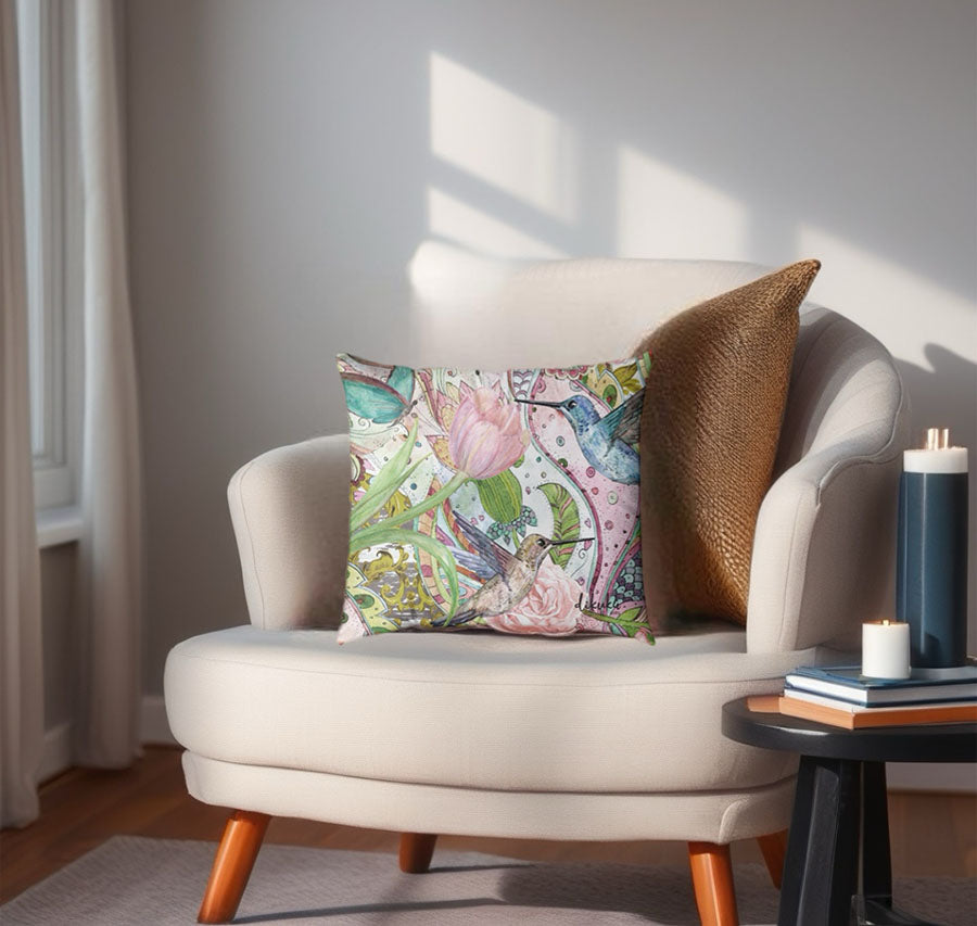 Orman Perisi – Etnik Desenli 43x43 Yastık Kılıfı