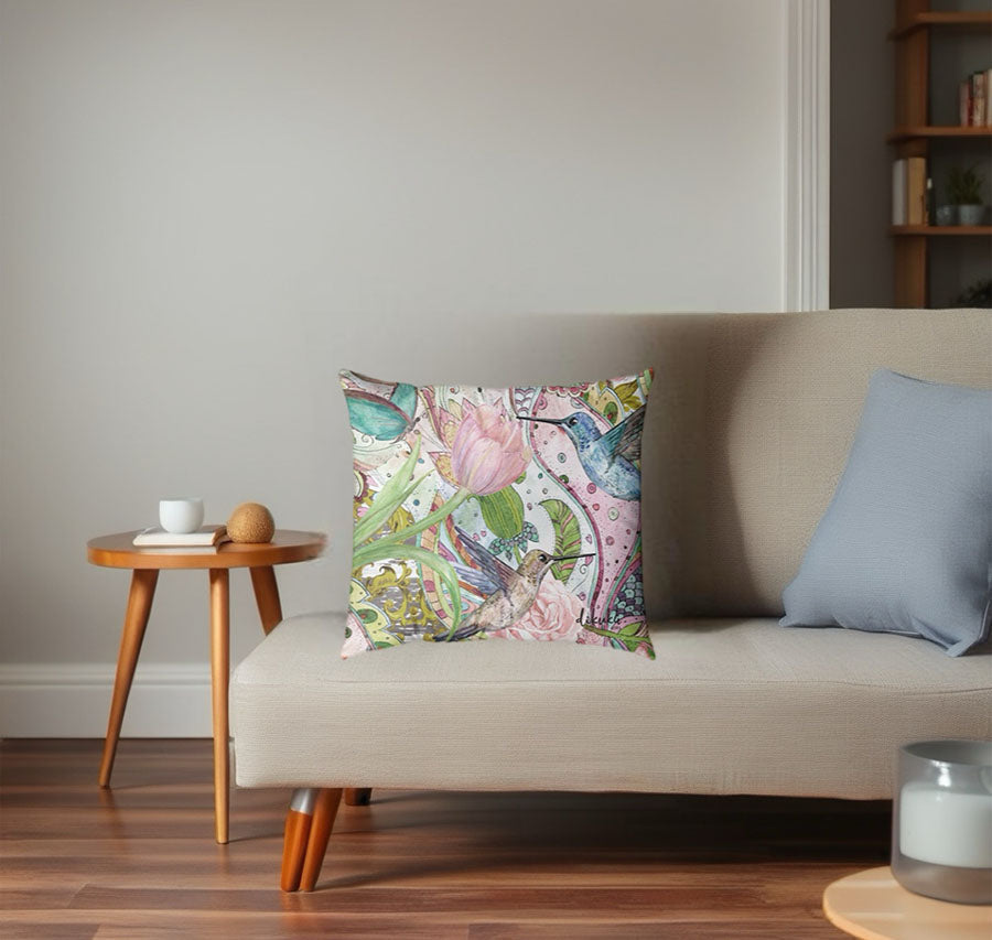 Orman Perisi – Etnik Desenli 43x43 Yastık Kılıfı