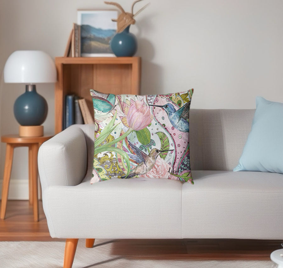 Orman Perisi – Etnik Desenli 43x43 Yastık Kılıfı