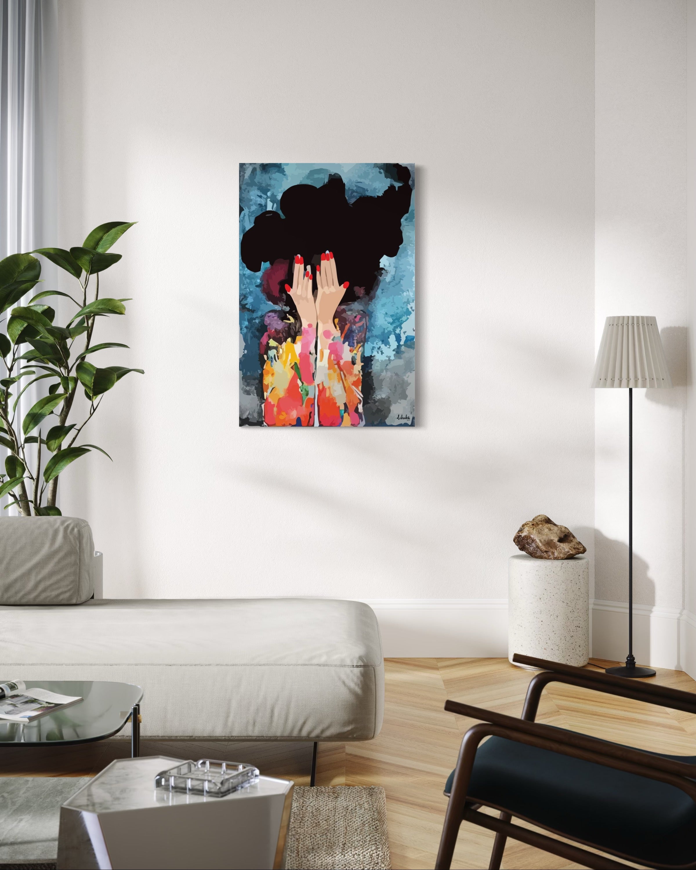 "Benlik" Tuval Üzerine Dijital Baskı Kanvas