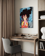 "Benlik" Tuval Üzerine Dijital Baskı Kanvas