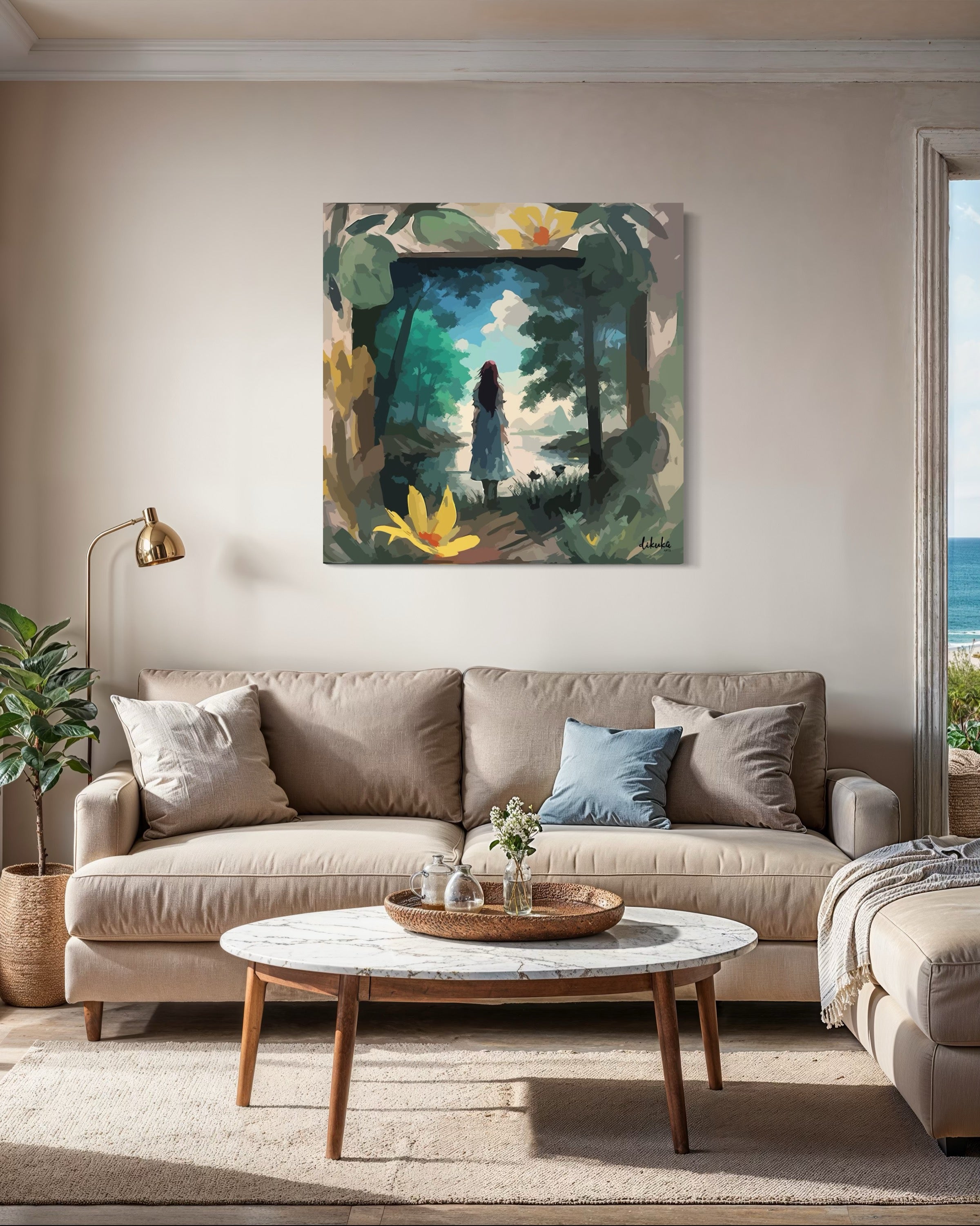 "Durduğum Yer" Tuval Üzerine Dijital Baskı