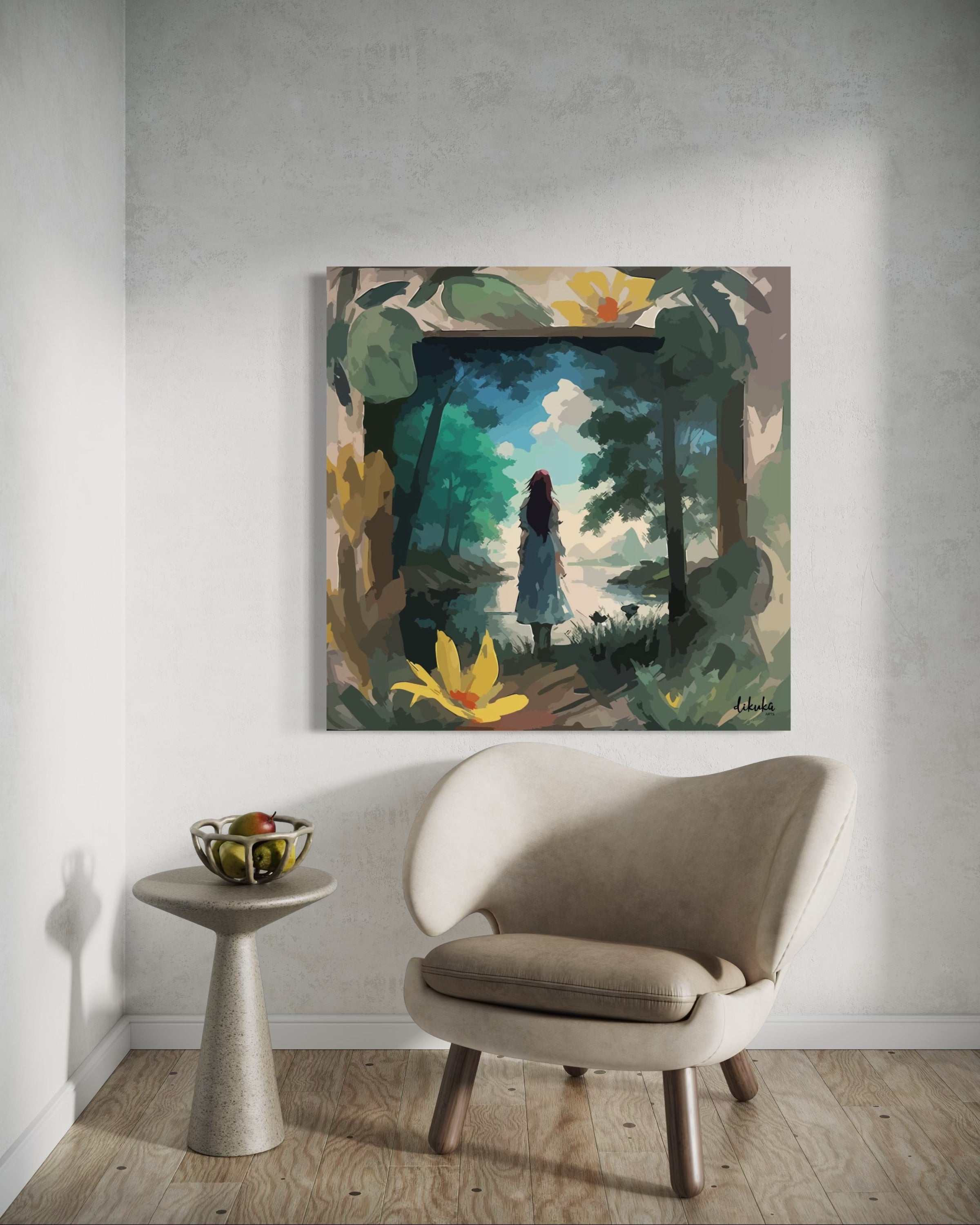 "Durduğum Yer" Tuval Üzerine Dijital Baskı