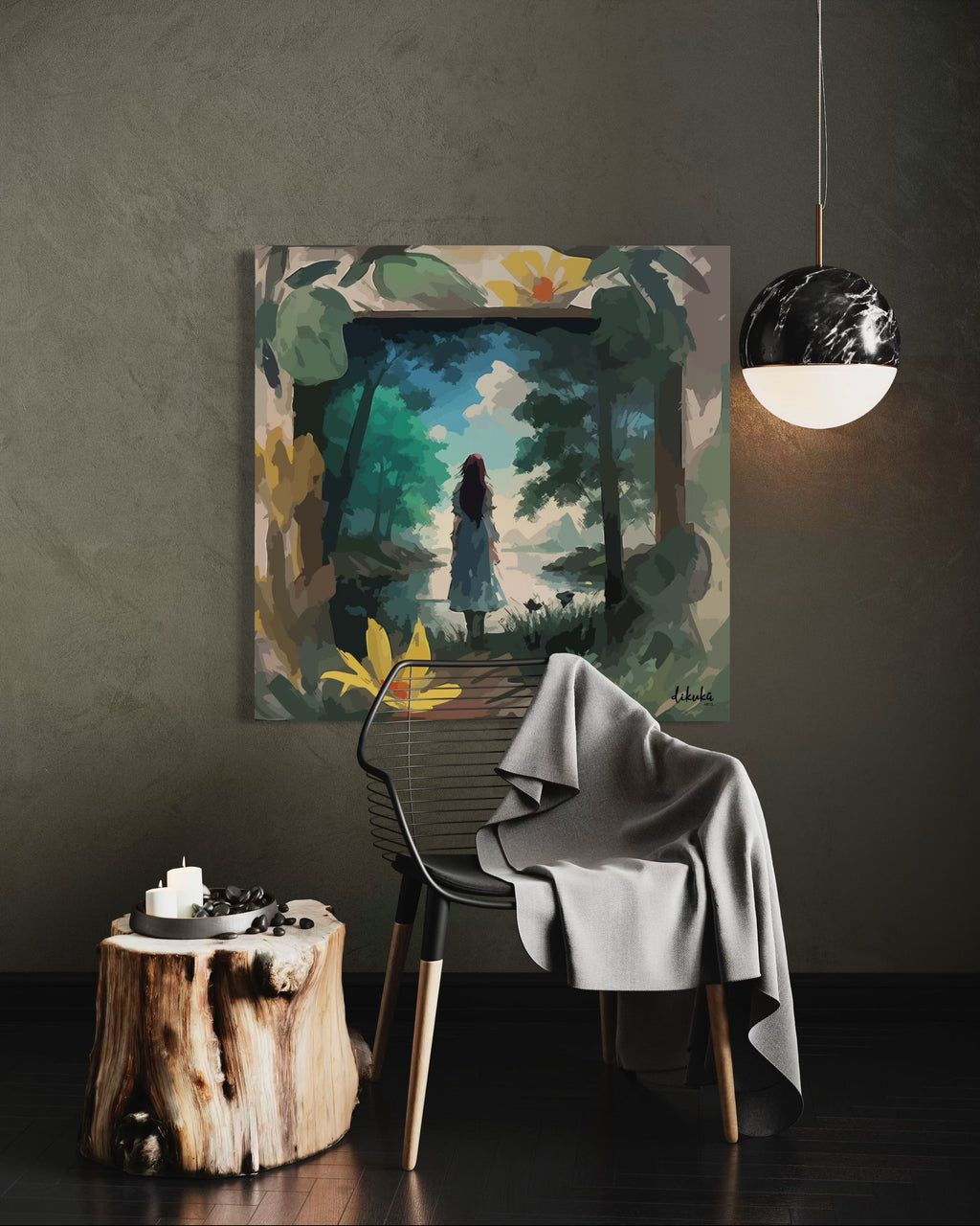 "Durduğum Yer" Tuval Üzerine Dijital Baskı