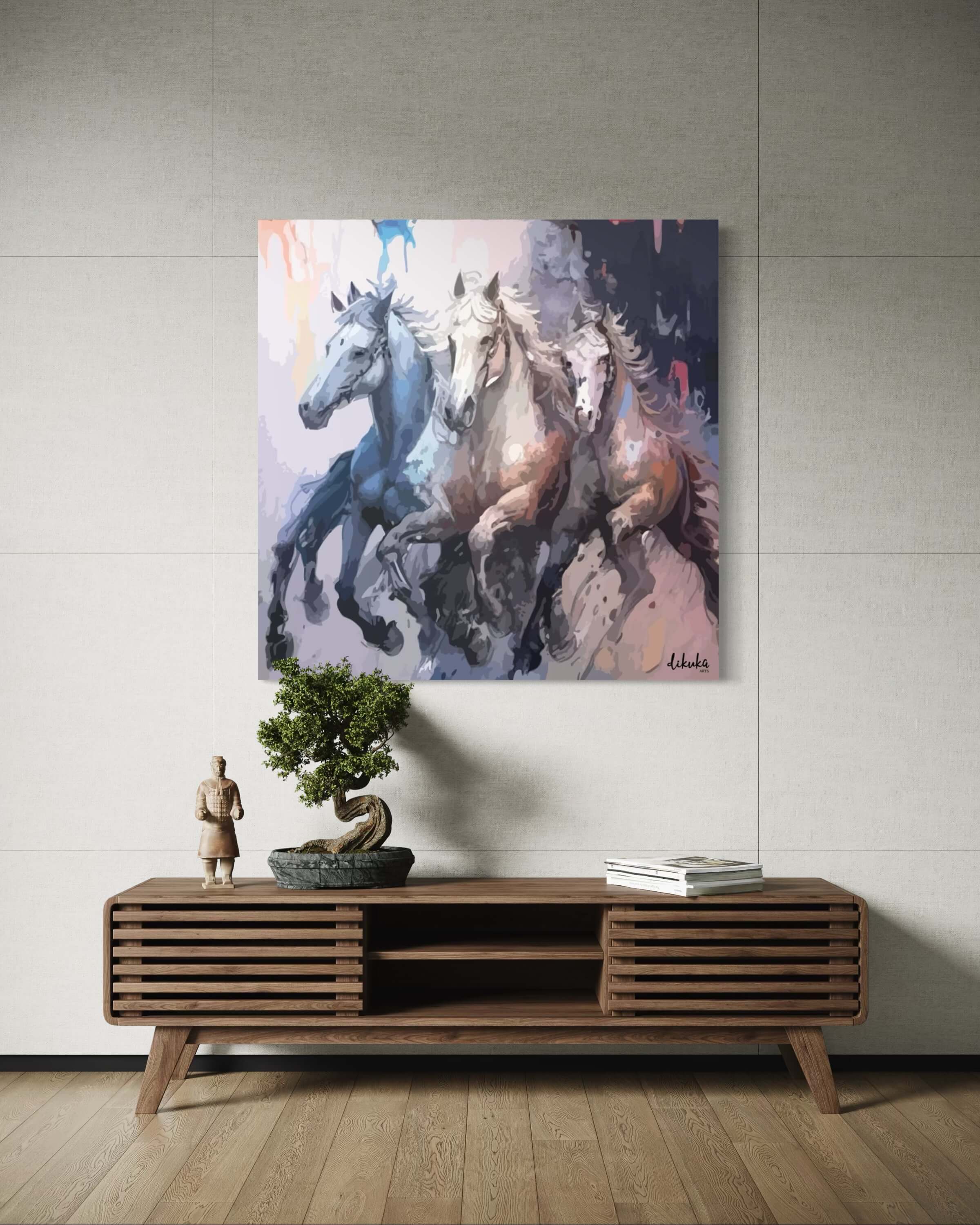 "Uyanışın Tozu" Tuval Üzerine Dijital Baskı