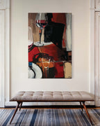 "Kadehte Kalan" Tuval Üzerine Dijital Baskı Kanvas