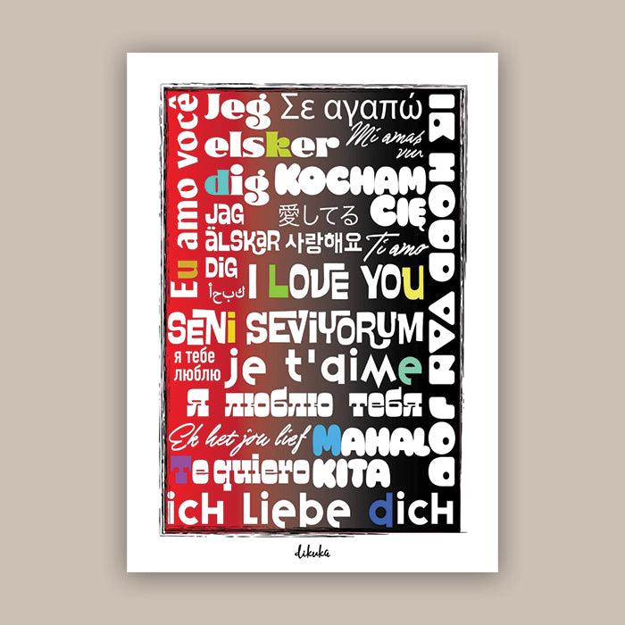 Love Language - Original Art Print | Poster | Canvas