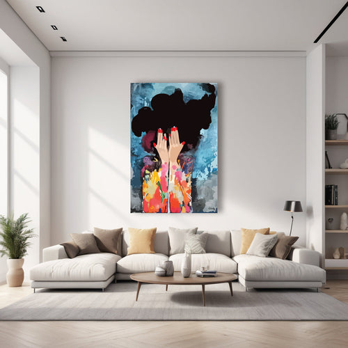 "Benlik" Tuval Üzerine Dijital Baskı Kanvas