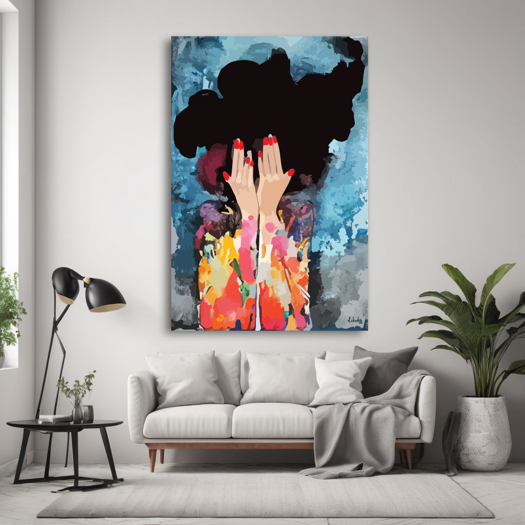 "Benlik" Tuval Üzerine Dijital Baskı Kanvas