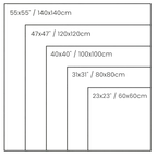 "Aşka Sarılmak" Tuval Üzerine Dijital Baskı