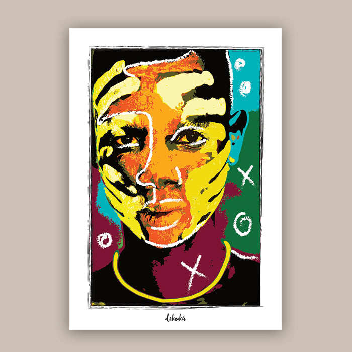 Suri Boy Omo Valley - Original Art Print | Poster | Canvas