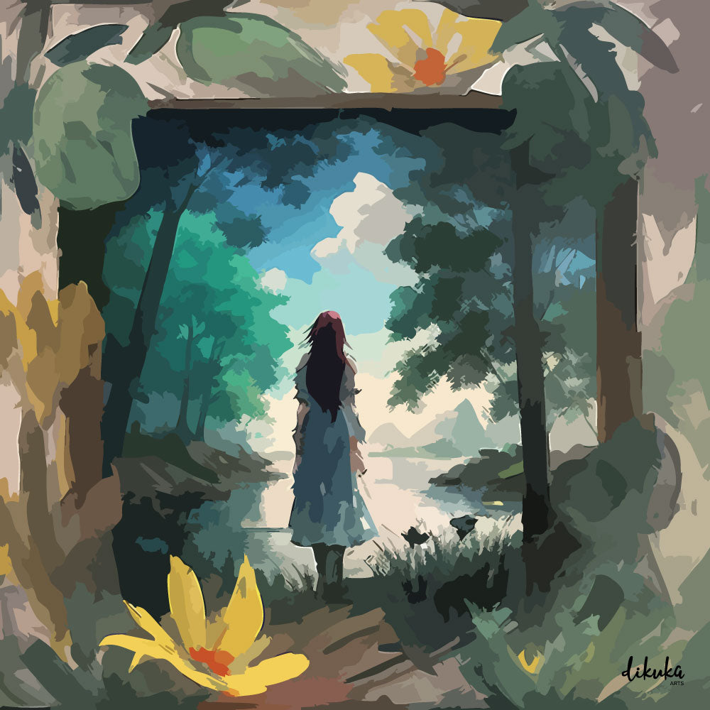 "Durduğum Yer" Tuval Üzerine Dijital Baskı