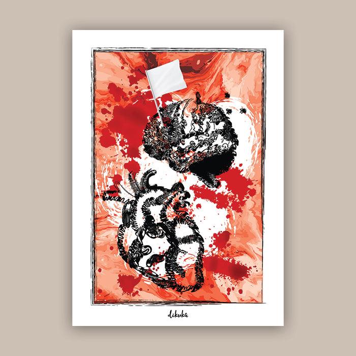 War - Original Art Print | Poster | Canvas