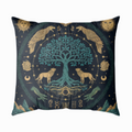 Tree of Life 2 Mitolojik Mikropetek Yastık Kılıfı 43x43 cm