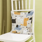 Dikuka Kids Happy Dogs Yastık – Minikler için Yastık